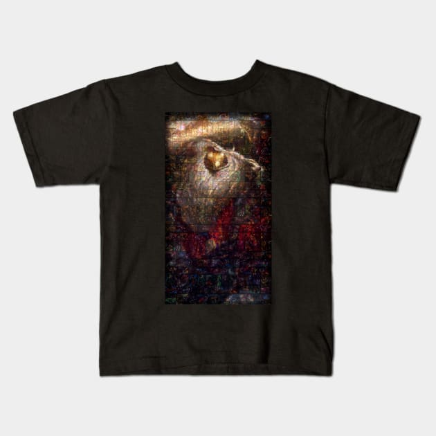 Bard  Mosaic Portrait 1 Kids T-Shirt by nowtfancy